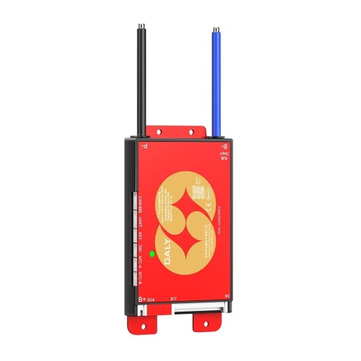 DALY smart BMS 7S-17S 40 A Aktiv balancer Bluetooth RS485 og CAN til LiFePO4 og Li-ion batterier Rød Batteribeskyttelse
