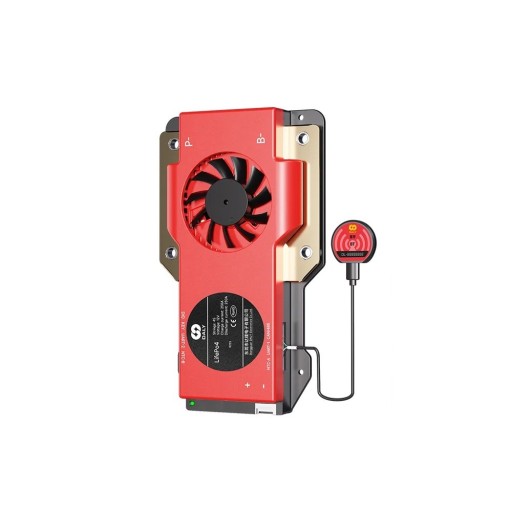 DALY smart BMS LiFePO4 8S 24 V 250 A batteribeskyttelse 108 x 183 x 26 mm Bluetooth og NTC og RS485 CANBUS rød til solenergisystemer