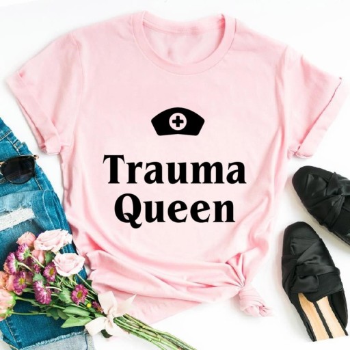 Dam T-shirt för sjuksköterskor A1273