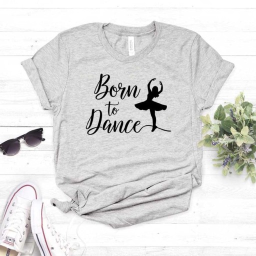 Dam T-shirt med dansmotiv