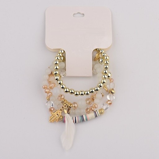 Damarmband med pärlor 4 st H634