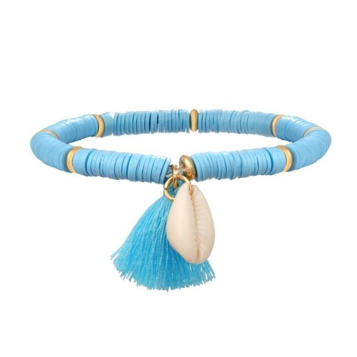 Damarmband med pärlor och skal