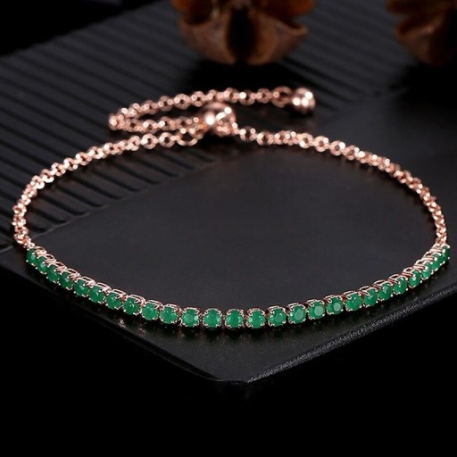 Damarmband med stenar H383