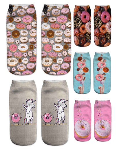 Dame ankelsokker - Donuts