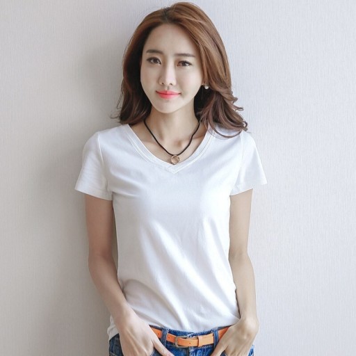Dame basis T-shirt A203