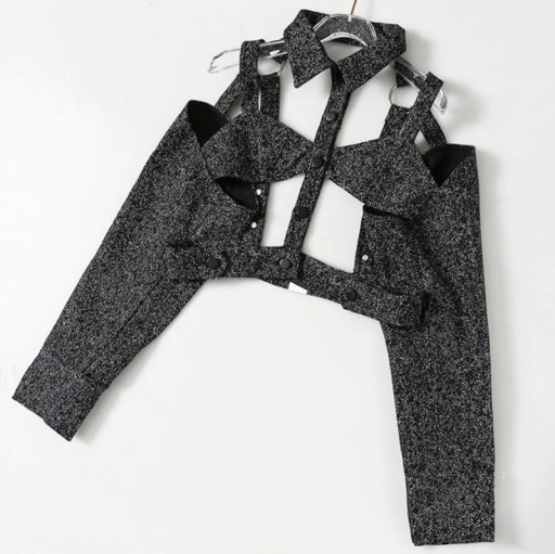 Dame crop top P1940