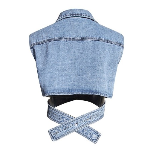 Dame denim top P1591
