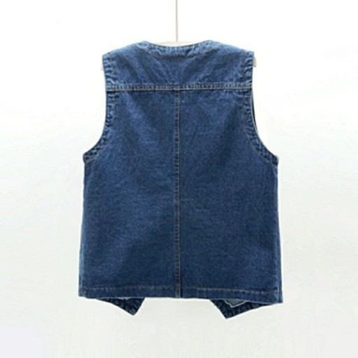 Dame denim vest P1679