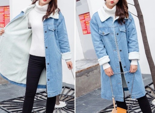 Dame denimfrakke J1825