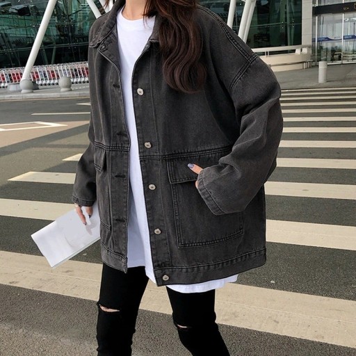Dame denimjakke P1489
