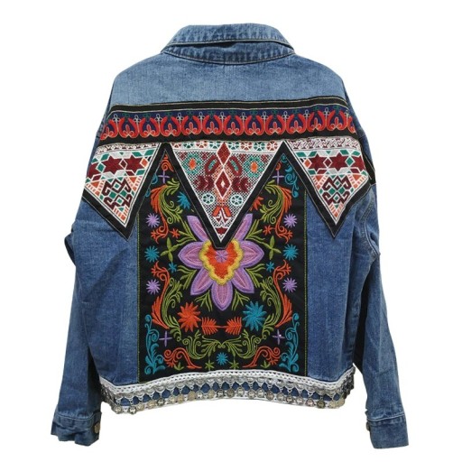 Dame denimjakke P2012