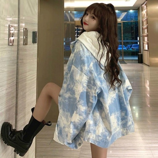 Dame denimjakke P2042