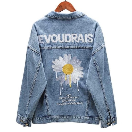 Dame denimjakke P2124