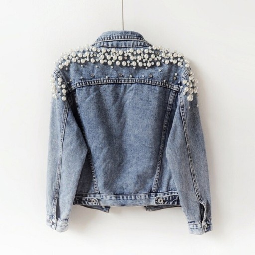 Dame denimjakke P2212