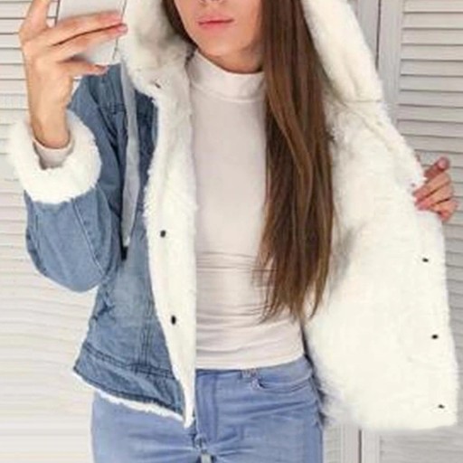 Dame denimjakke P2459