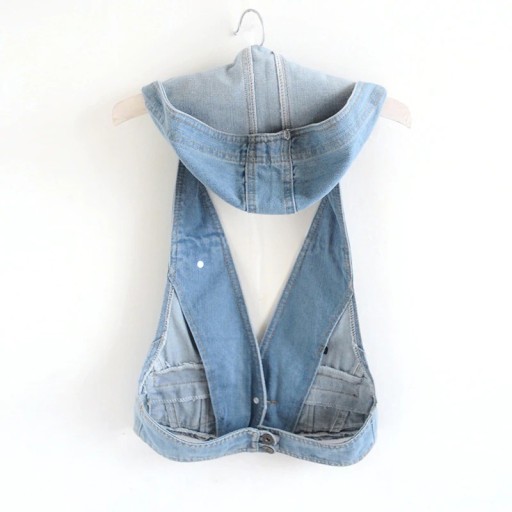 Dame denimvest P1875