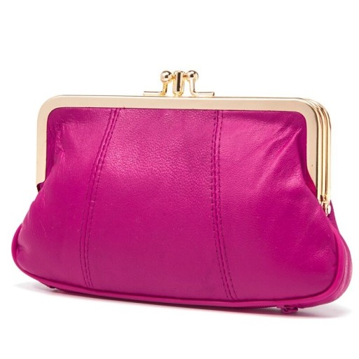 Dame læder clutch M383