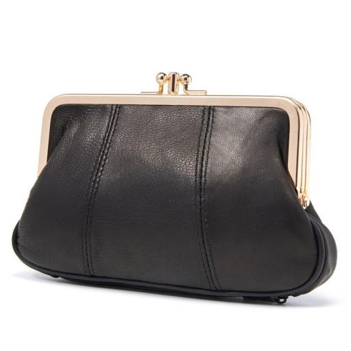 Dame læder clutch M383