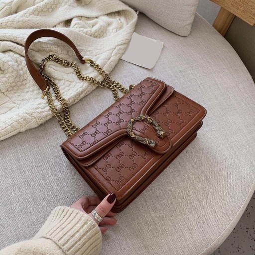 Dame læder crossbody taske M752