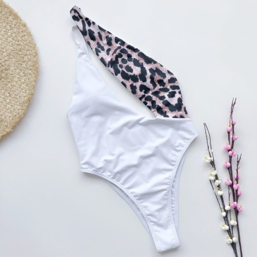 Dame leopard badedragt P678