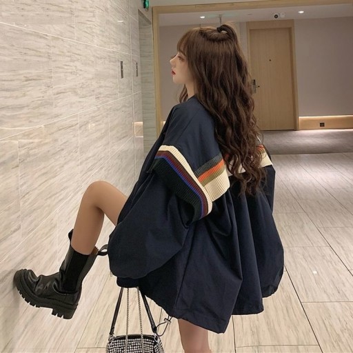 Dame oversized jakke P1516