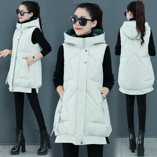 Dame quiltet vest P1535