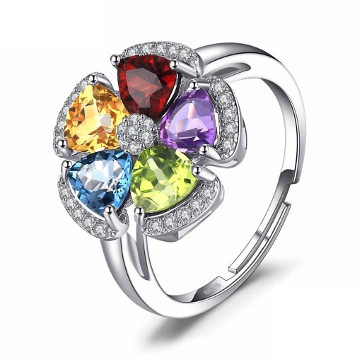 Dame ring blomst D1195