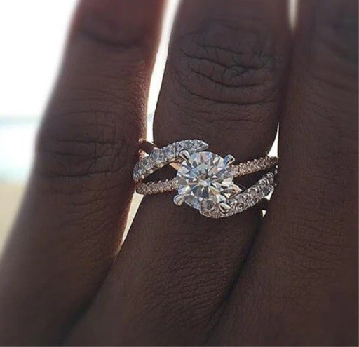 Dame ring D2555