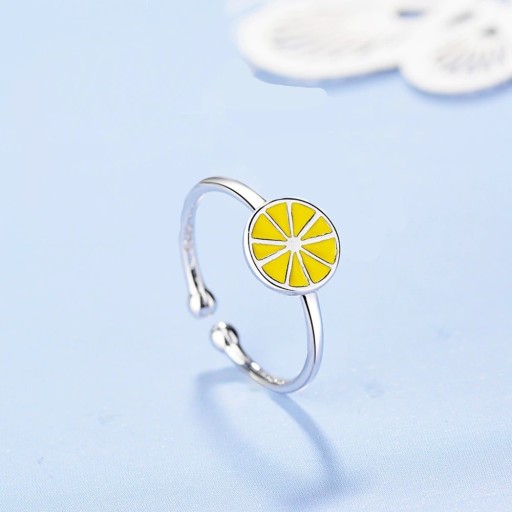 Dame ring med citron