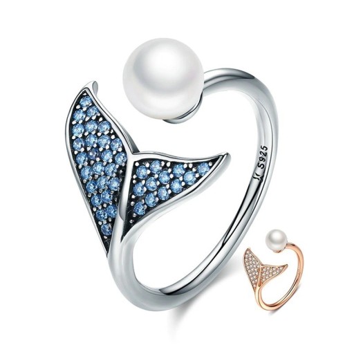 Dame ring med havfruehale D1563