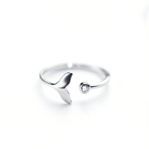 Dame ring med havfruehale