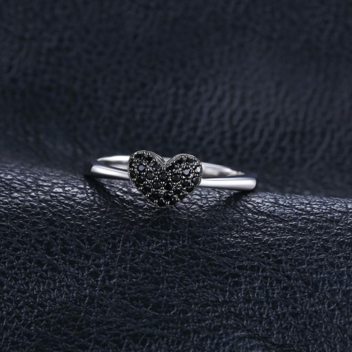 Dame ring med hjerte D1664