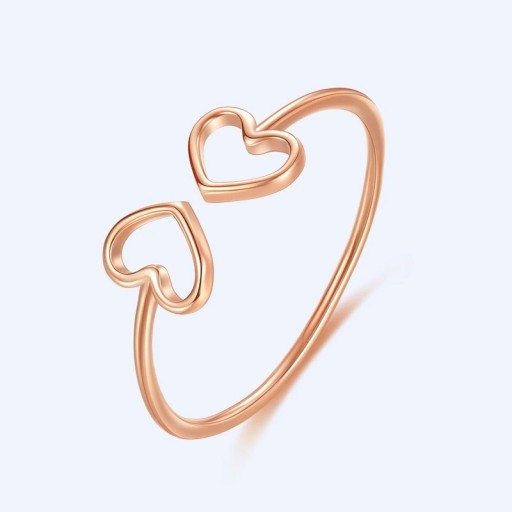 Dame ring med hjerte D2067