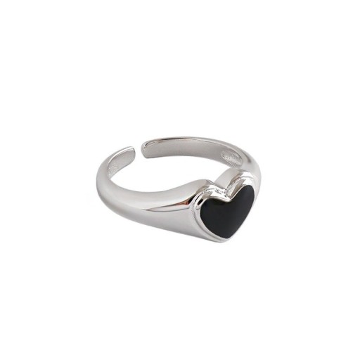 Dame ring med hjerte D925