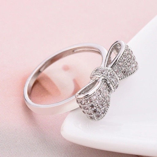 Dame ring med sløjfe D2865