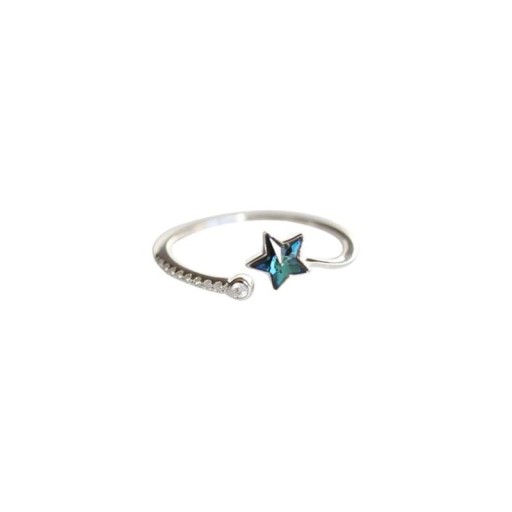 Dame ring med stjerne D1015