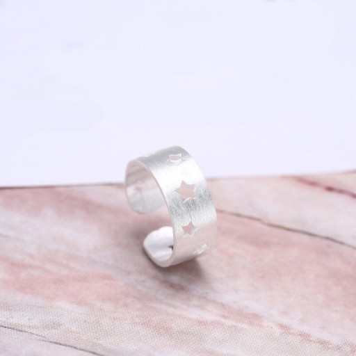 Dame ring med stjerner D1022