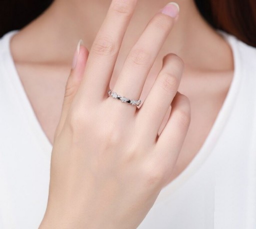 Dame ring med stjerner D1355