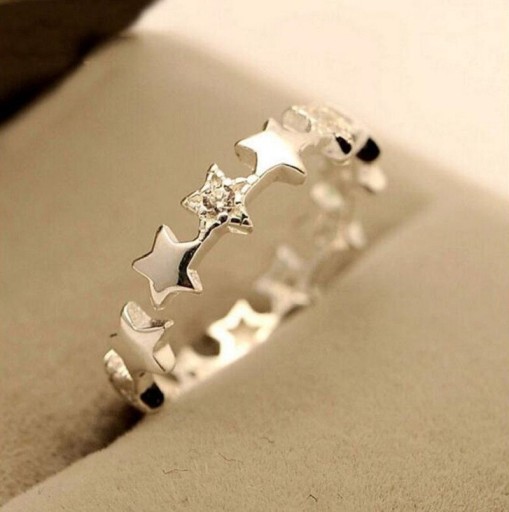 Dame ring med stjerner D1385