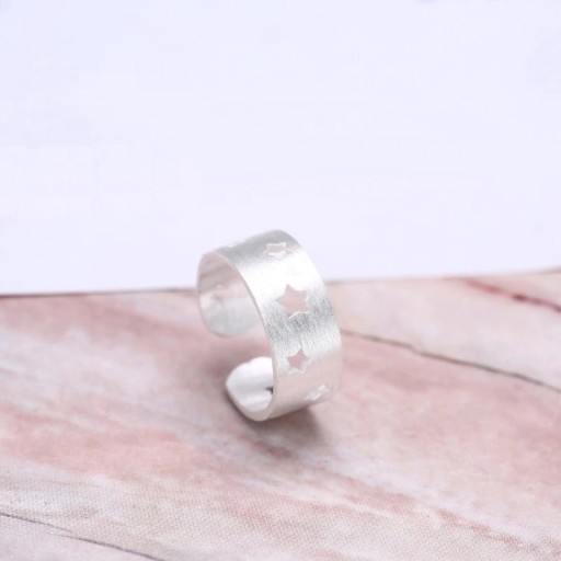 Dame ring med stjerner D2827