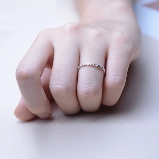 Dame ring med stjerner D2885