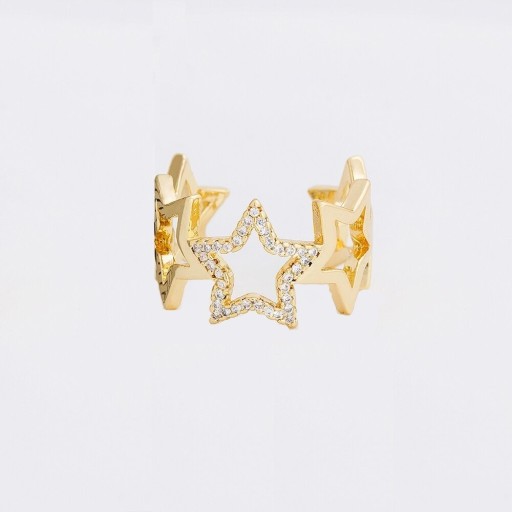 Dame ring med stjerner D2887