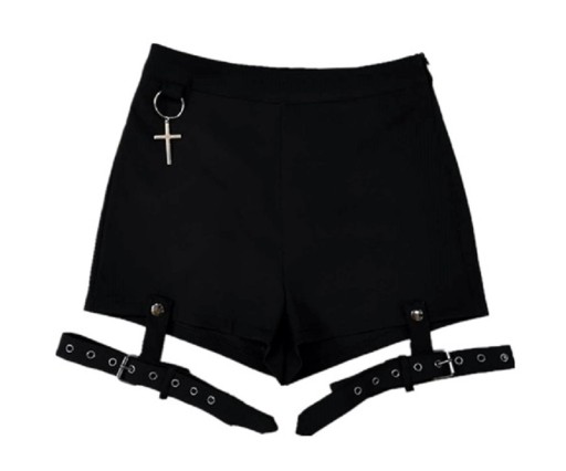 Dame shorts med kryds