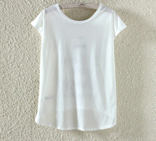 Dame T-shirt - kunstnerisk mælkebøtte