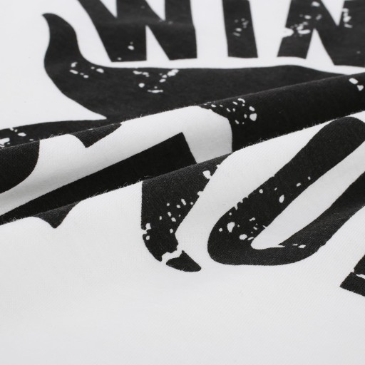 Dame T-shirt med dinosaurprint