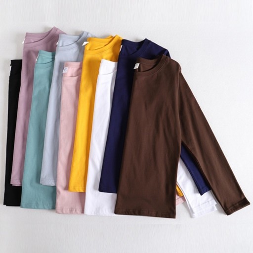 Dame T-shirt med lange ærmer A984