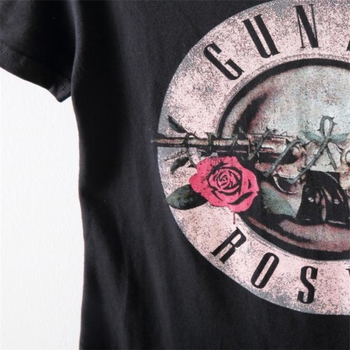 Dame T-shirt med roser