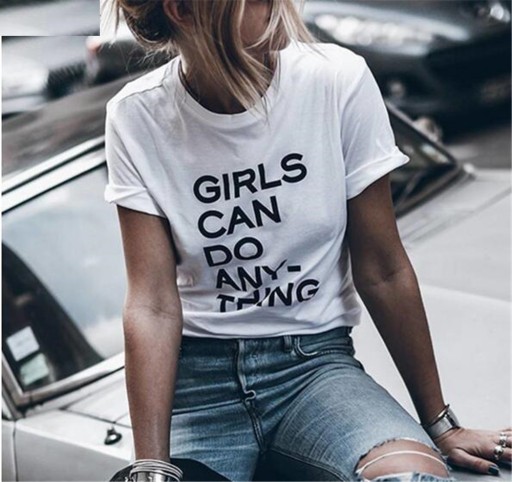 Dame T-shirt med tryk B157