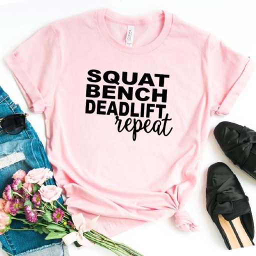 Dame T-shirt med tryk B206