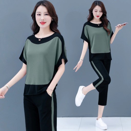 Dame T-shirt og bukser B1095